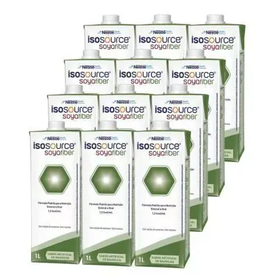 Nutrição Enteral E Oral Isosource Soya Fiber 1 L 12 Unidades