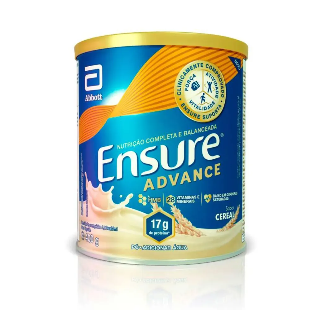 Suplemento Nutricional Ensure Advance Sabor Cereal 400 g