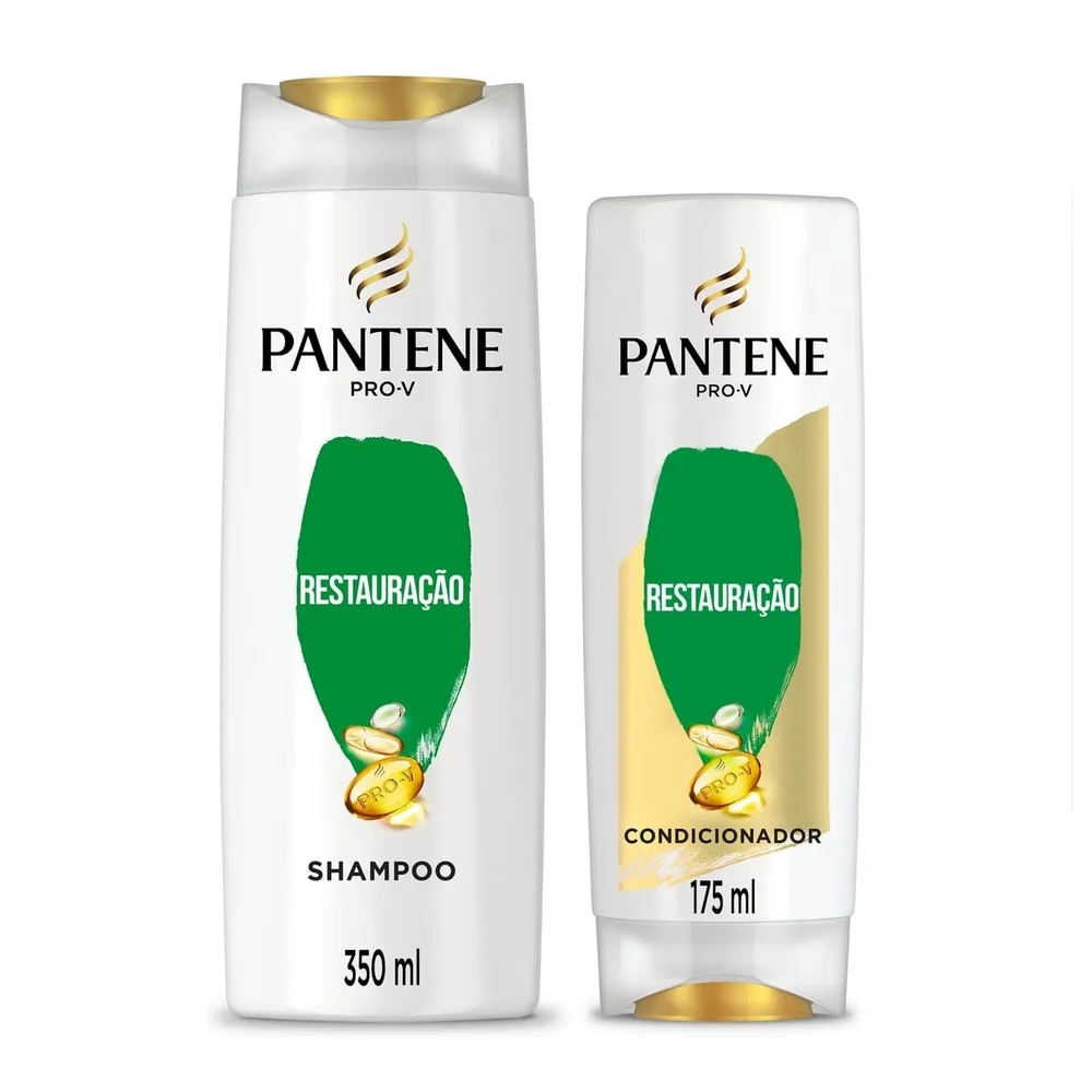 Kit Shampoo Pantene Pro-V Restauração 350 ml 1 Uni + Condicionador Pantene Pro-V Restauração 175 ml 1 Uni