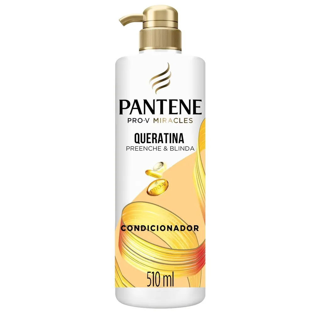 Condicionador Pantene Pro-V Miracles Queratina Preenche & Blinda 510 ml