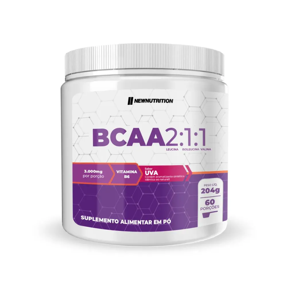 BCAA 2:1:1 Newnutrition Uva 204 g