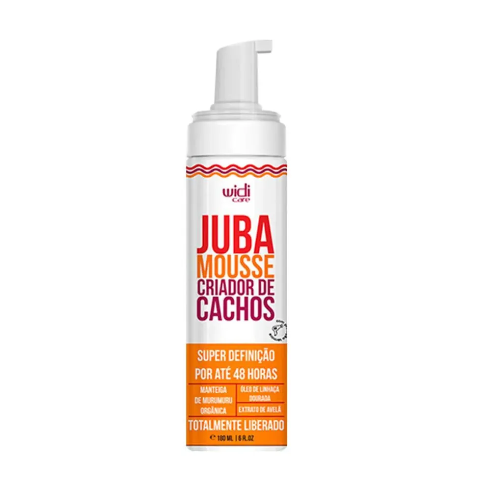 Mousse Criador de Cachos Cabelo Cacheado Widi Care Juba 180 ml