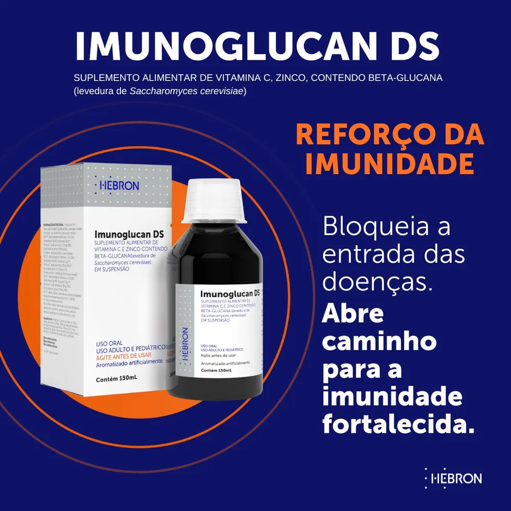 Imunoglucan DS Sabor Tutti-Frutti Líquido 150 ml + Copo Dosador