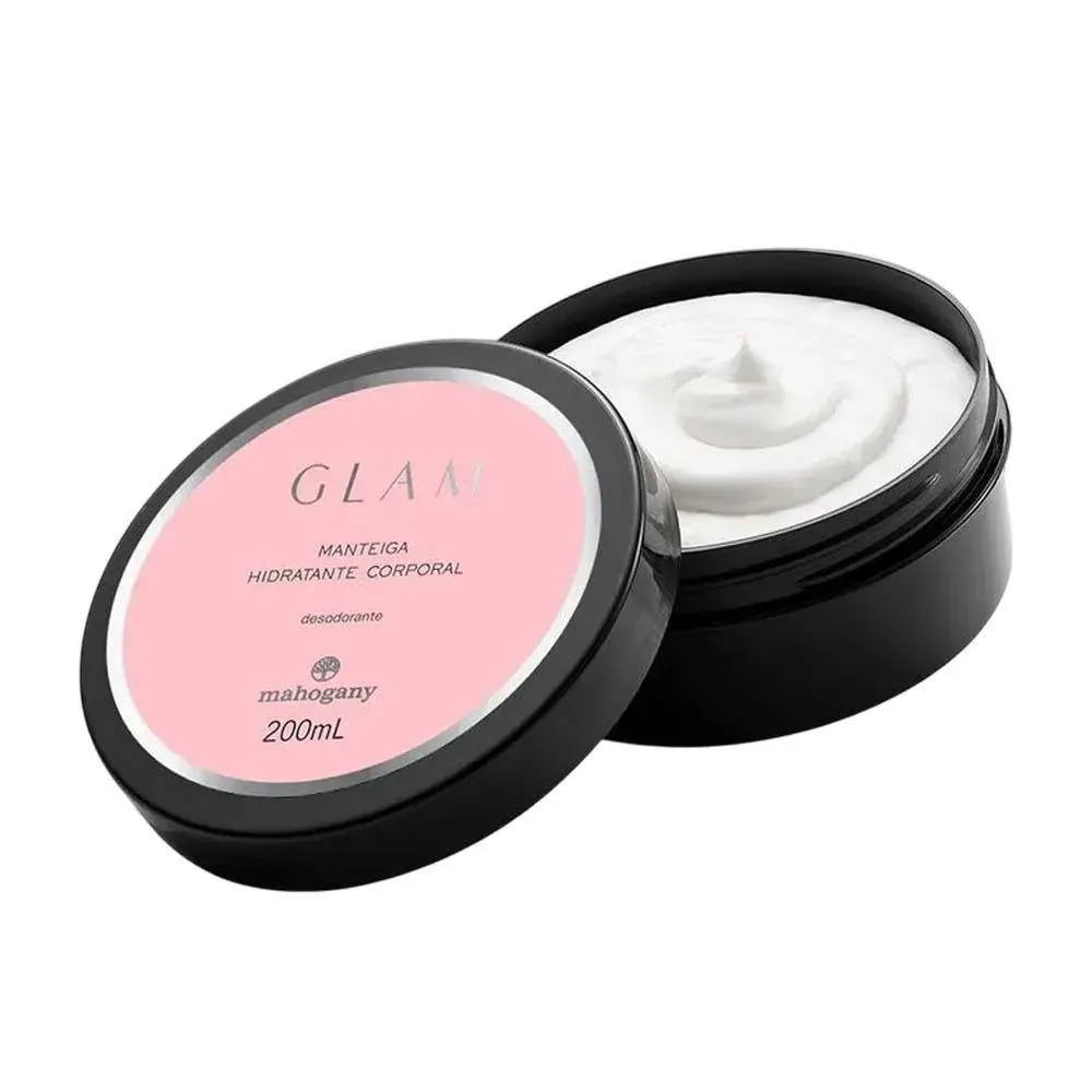 Manteiga Hidratante Corporal Glam Mahogany 200 G