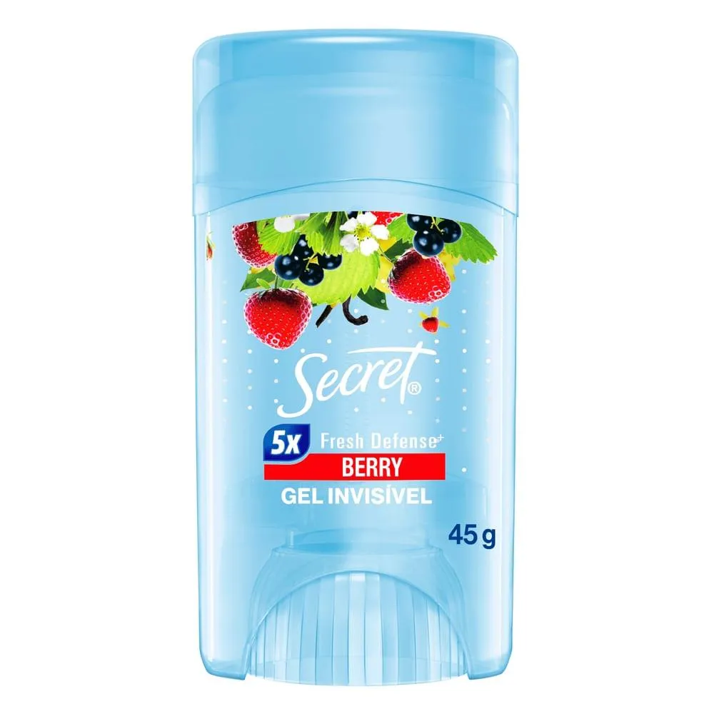 Desodorante Antitranspirante Secret Berry Gel Stick 45 g