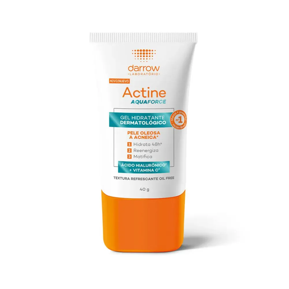 Gel Hidratante Facial Dermatológico Actine Aquaforce Pele Oleosa a Acneica 40 g