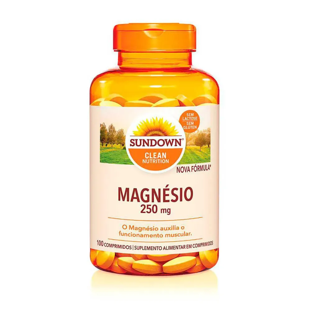 Magnésio Sundown 250 mg 100 comprimidos