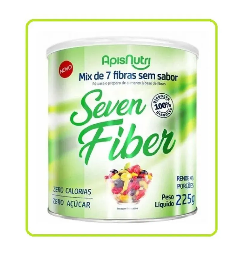 Mix de Fibras sem Sabor Seven Fiber 225 g - Apisnutri