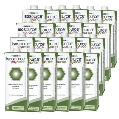 Nutrição Enteral E Oral Isosource Soya Fiber 1 L 24 Unidades