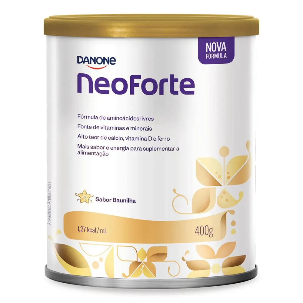 Fórmula Infantil Danone NeoForte Sabor Baunilha 400 g