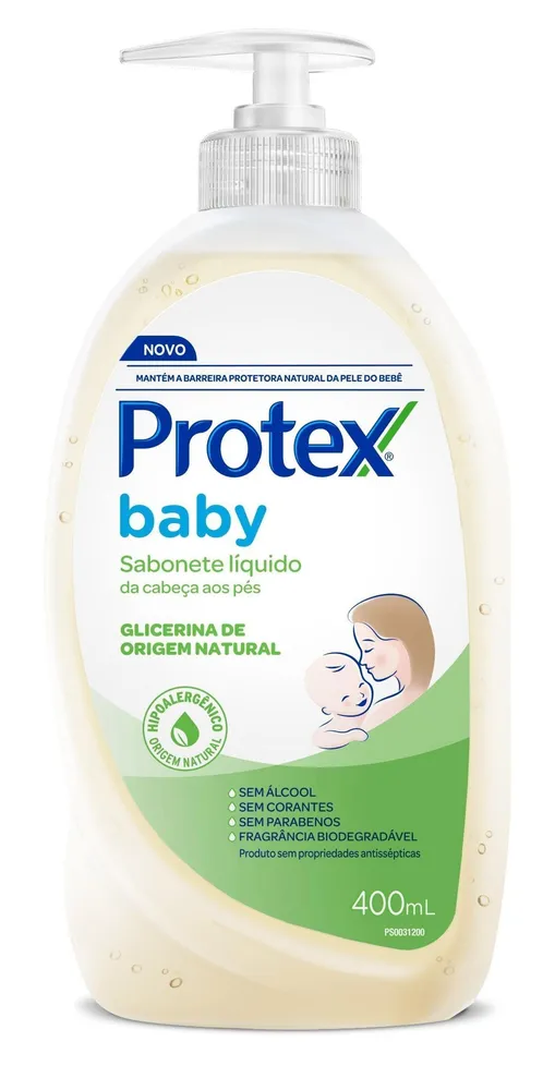 Sabonete Líquido Infantil Protex Baby Glicerina 400 ml