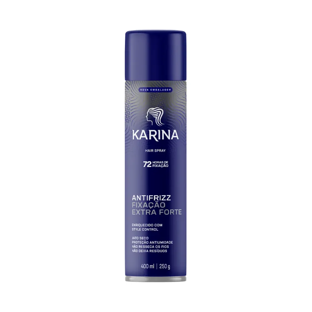 Spray Fixador Karina Fixação Extra Forte 400 ml