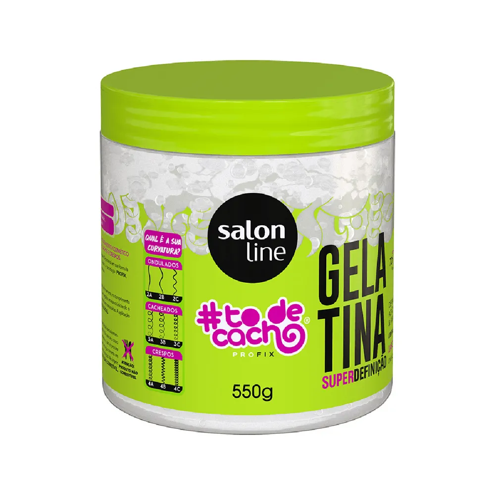 Gelatina Capilar Salon Line #todecacho Super Definição 550 g