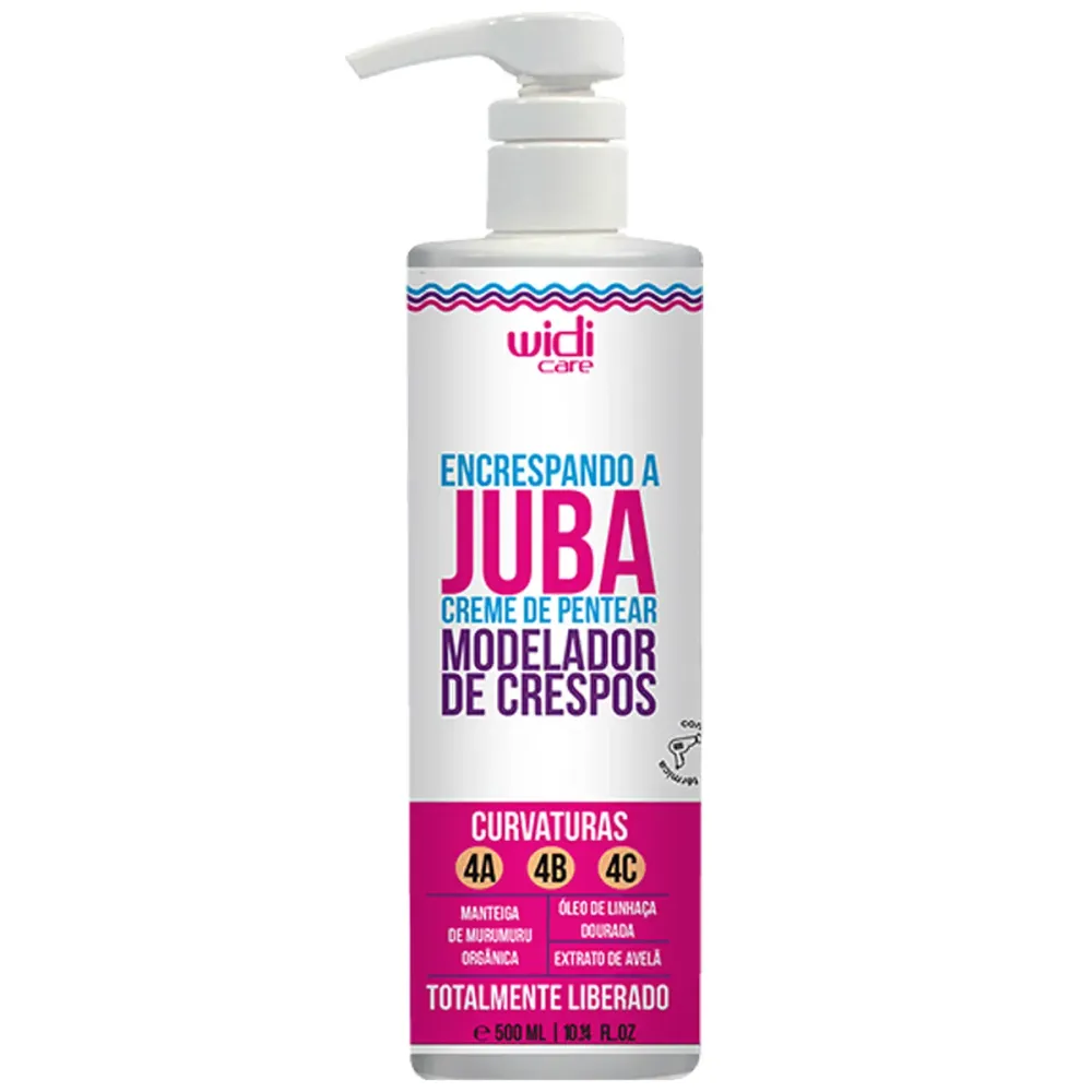Creme para Pentear Cabelo Crespo Widi Care Encrespando a Juba 500 ml