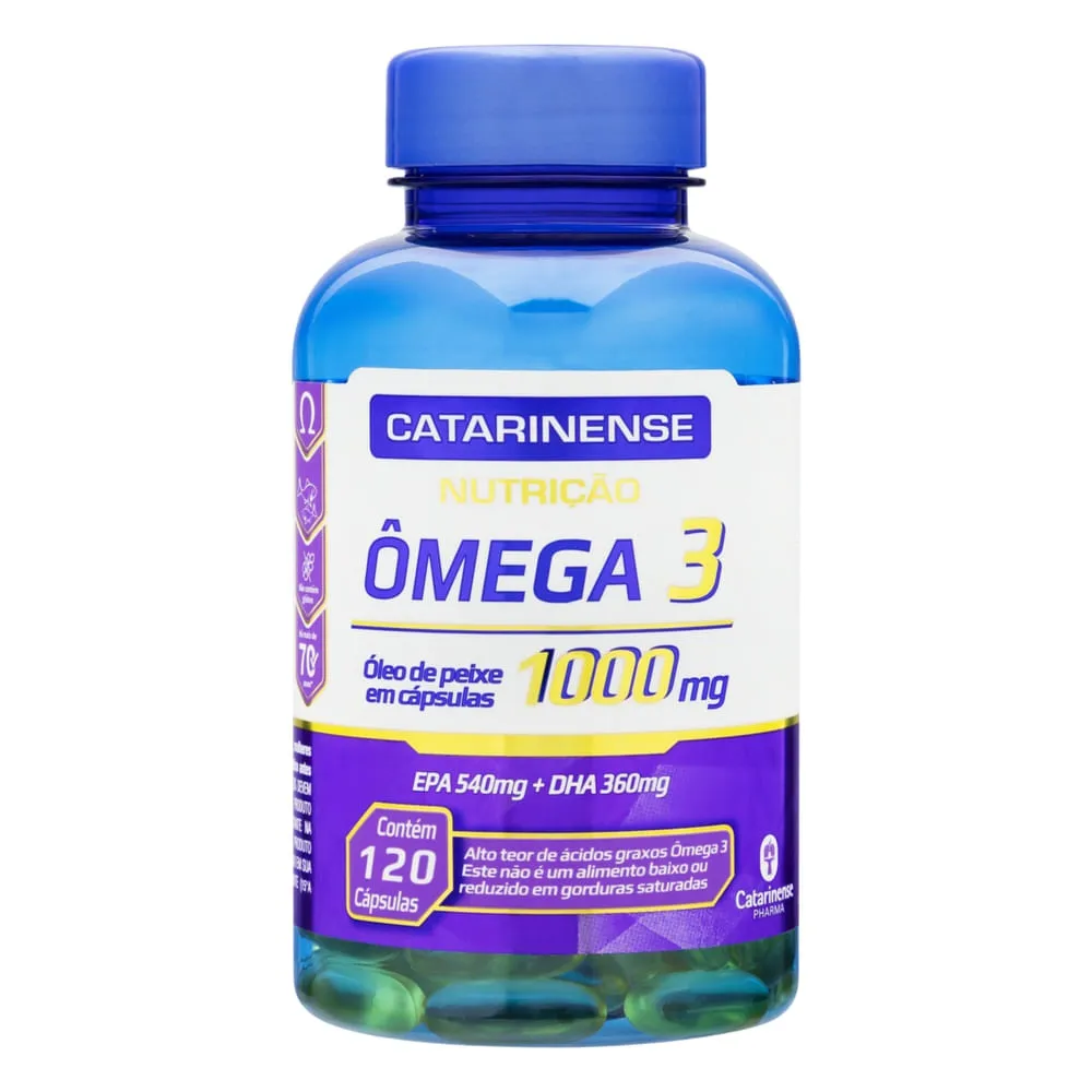 Ômega 3 Catarinense 1000 mg 120 Cápsulas