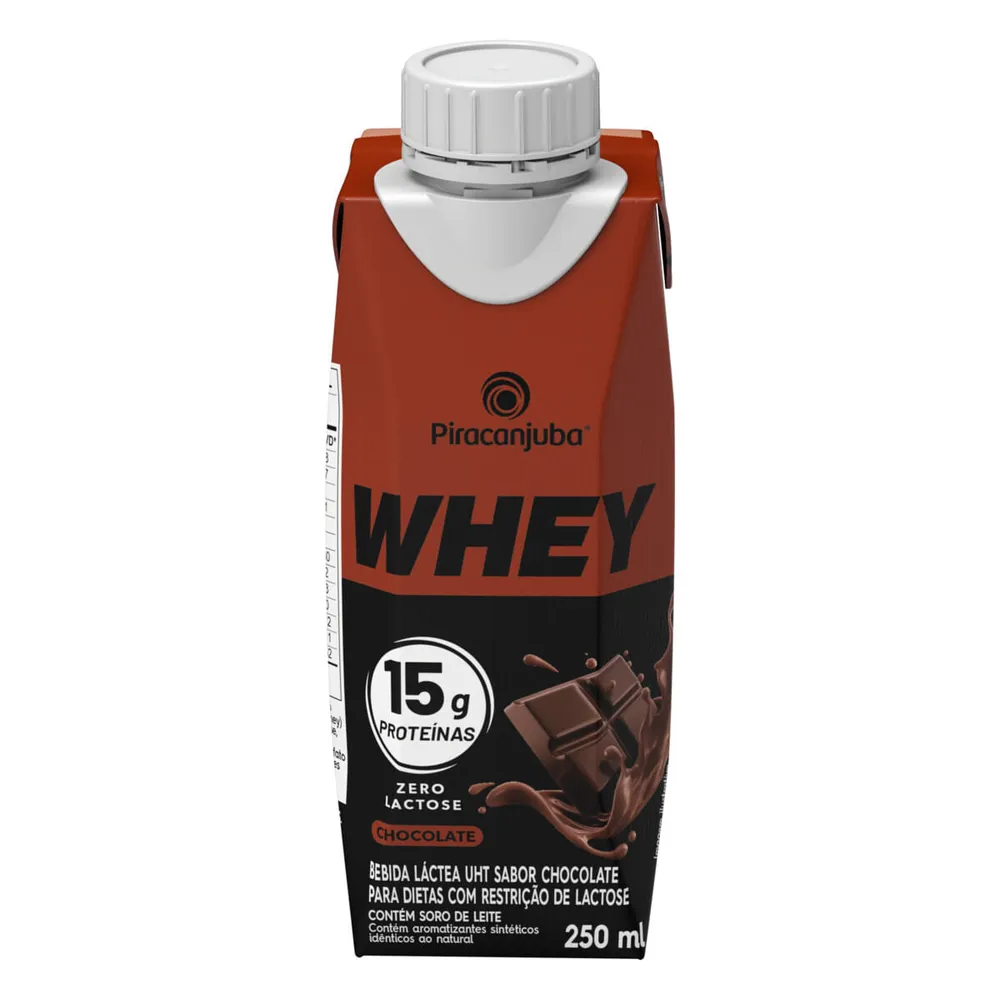 Piracanjuba Bebida Proteica Pro Force 15 g Chocolate Zero Lactose 250 ml