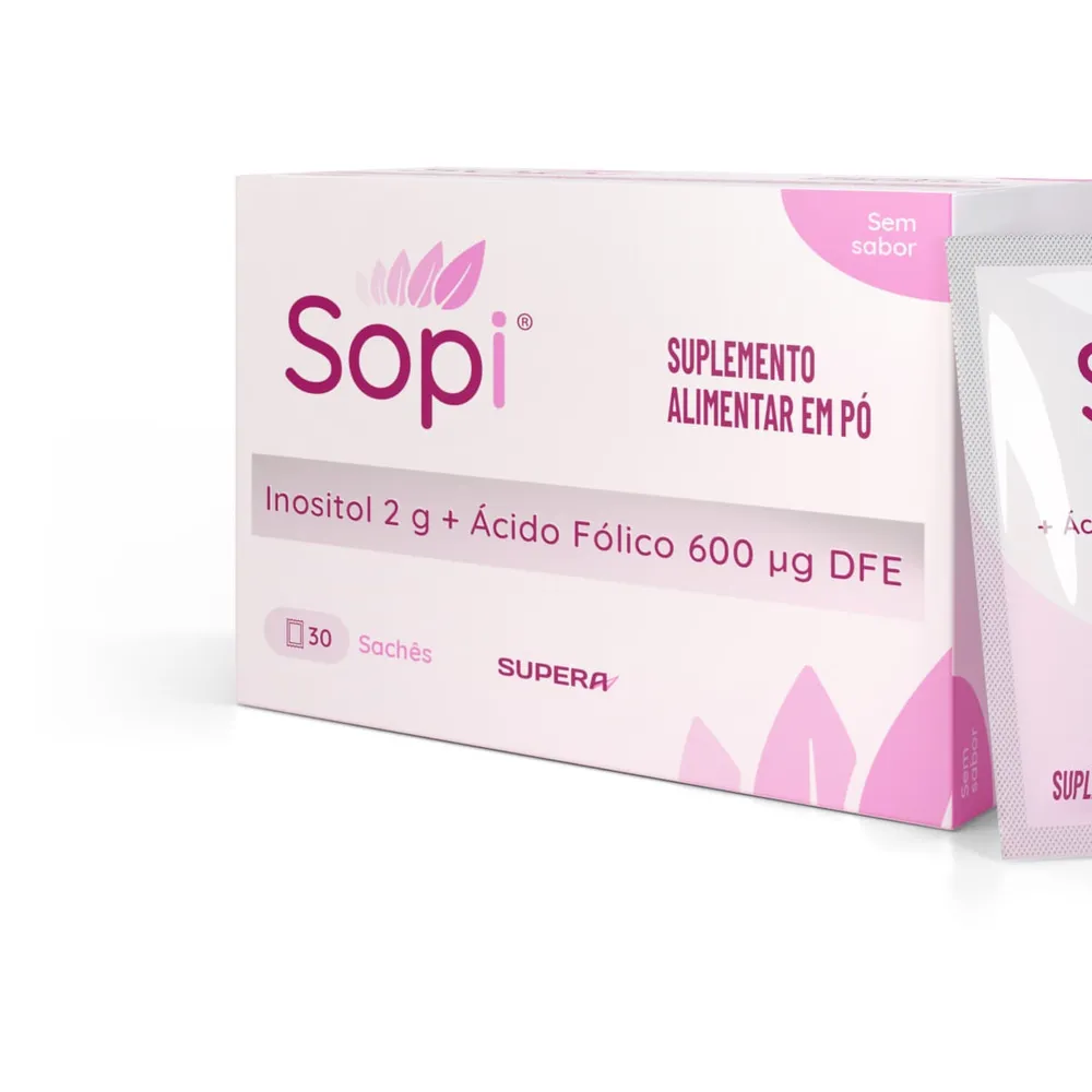 Sopi 2 g + 600mcg Sem Sabor Pó para Solução Oral 30 Sachês