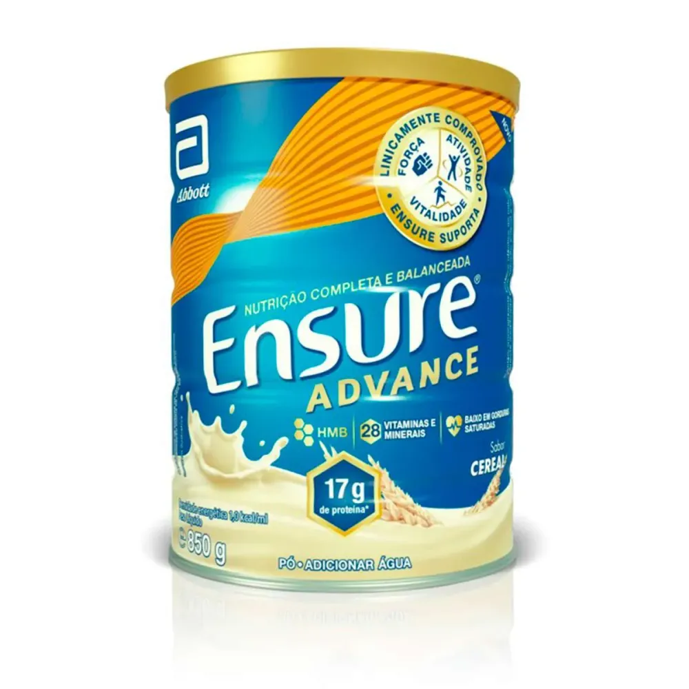 Suplemento Nutricional Ensure Advance Sabor Cereal 850 g