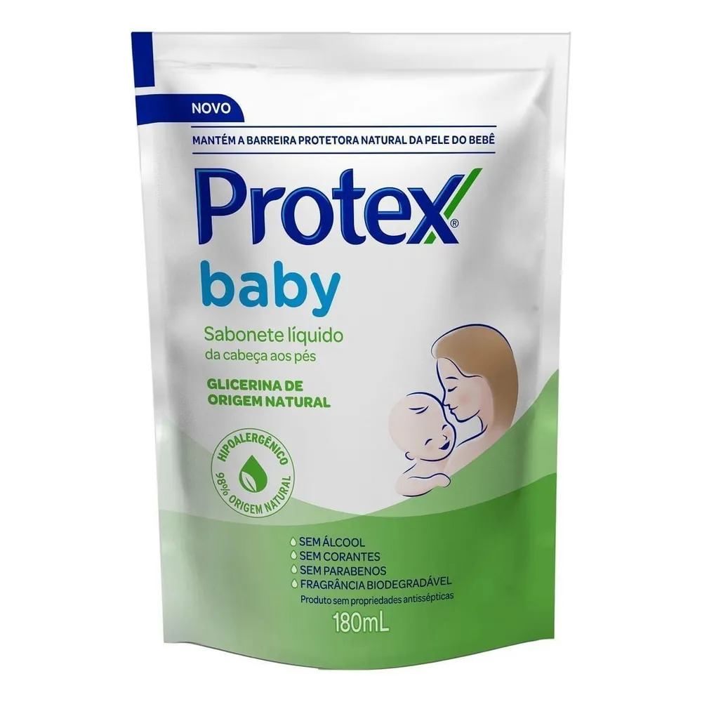 Sabonete Líquido Infantil Protex Baby Glicerina Refil 180 ml