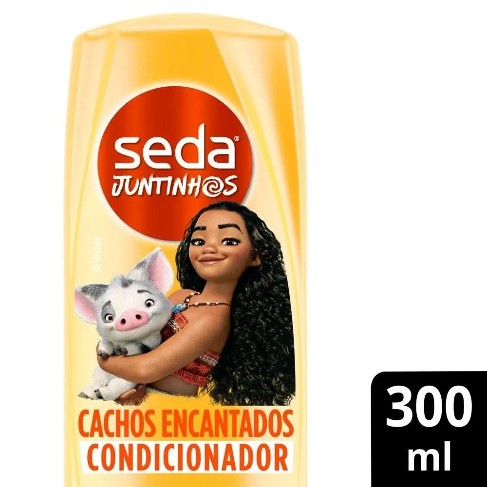 Condicionador Infantil Seda Juntinhos Moana Cachos Encantados +3 anos 300 ml