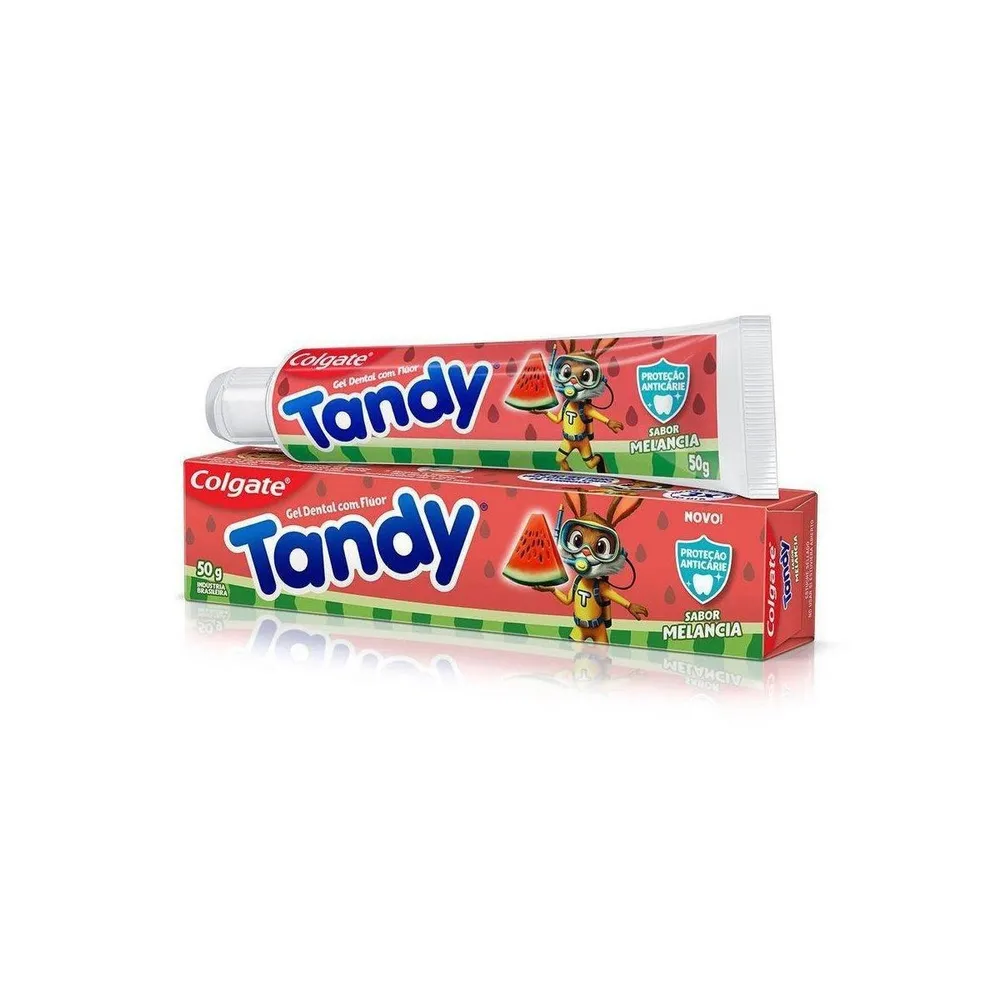 Creme Dental Infantil Colgate Tandy Com Flúor Melancia 50 g