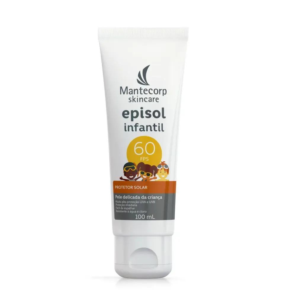 Protetor Solar Corporal Infantil Episol FPS 60 100 ml