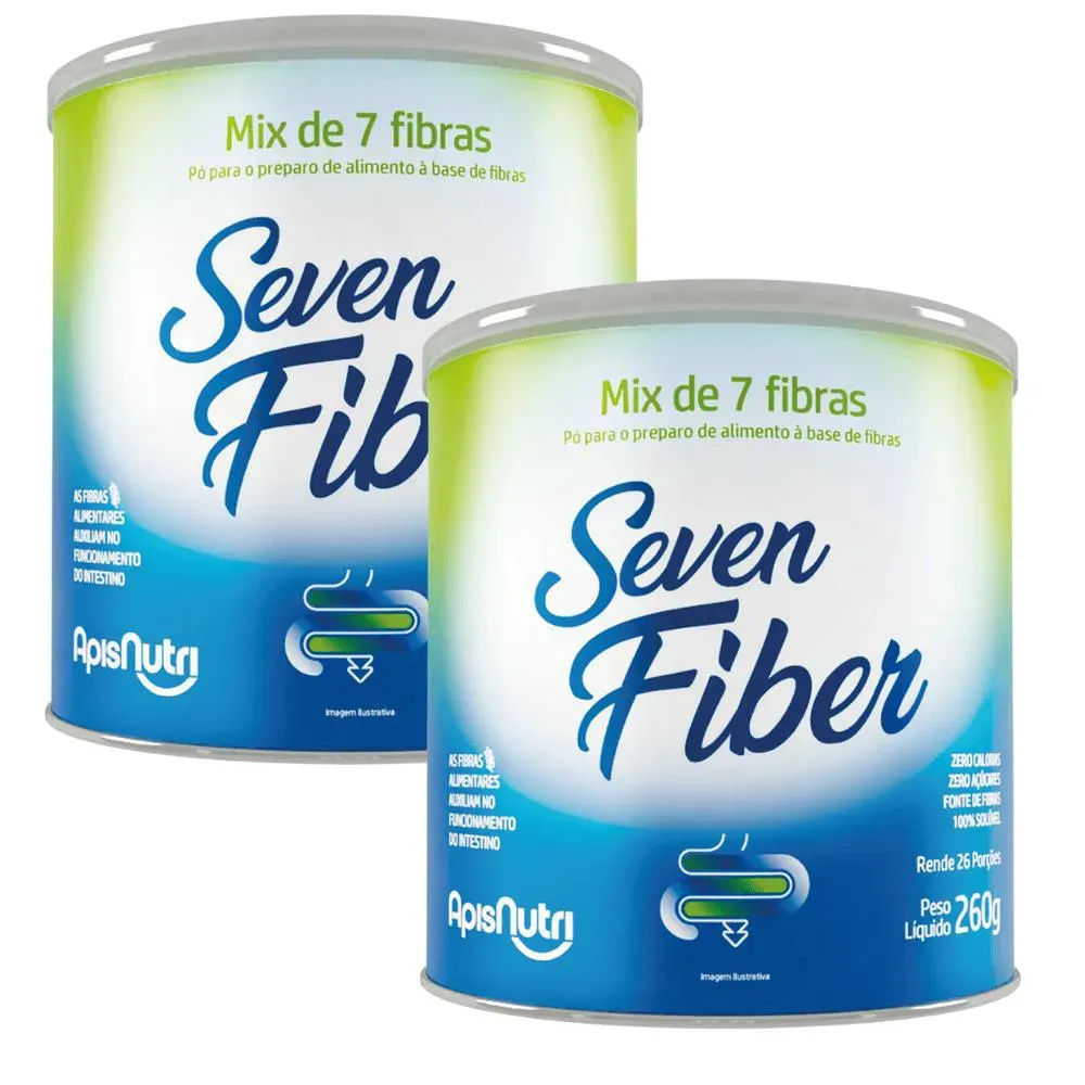 Kit 2X Seven Fiber 260 G Mix de 7 Fibras - Apisnutri