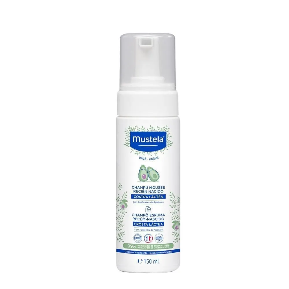 Shampoo Infantil Mustela Bebê Espuma Recém-Nascido 150 ml