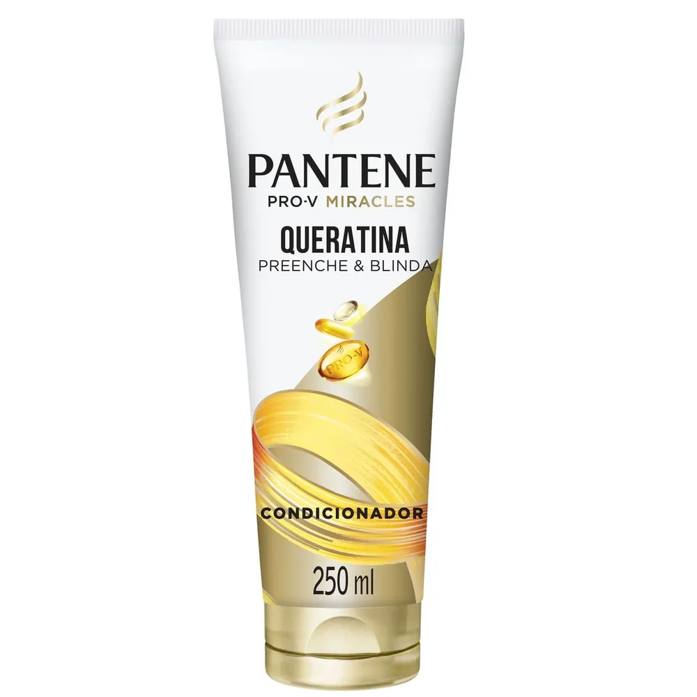 Condicionador Pantene Pro-V Miracles Queratina Preenche & Blinda 250 ml