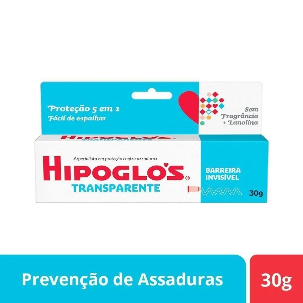 Creme Preventivo De Assaduras Hipoglós Transparente 30 G