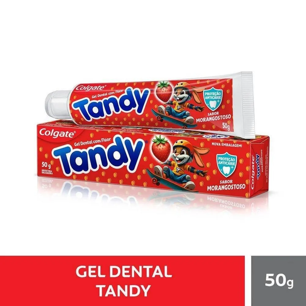 Gel Dental Infantil Colgate Tandy Sabor Morango 50 g