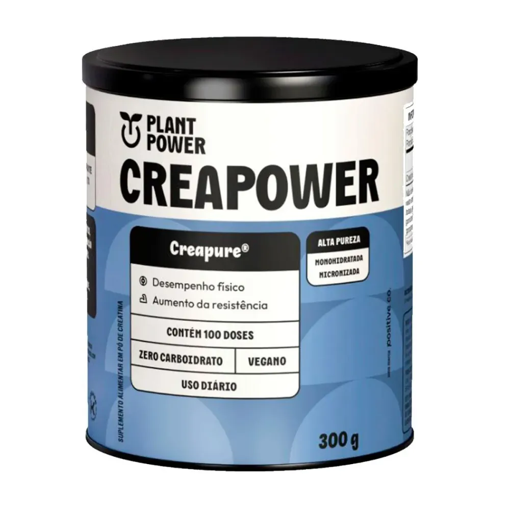 Creatina em Pó Vegana Creapower Plant Power 300 g