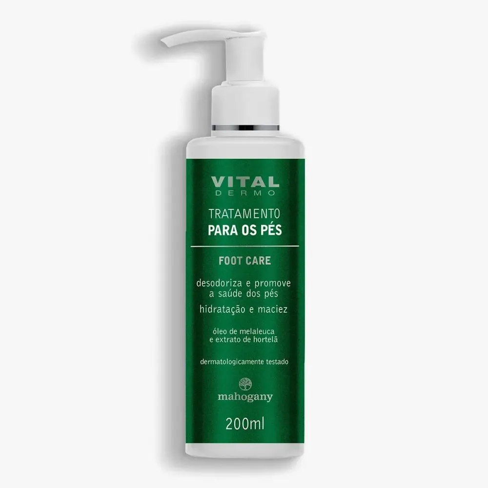 Mahogany Creme Tratamento Pes Foot Care Vital Dermo 200 ml
