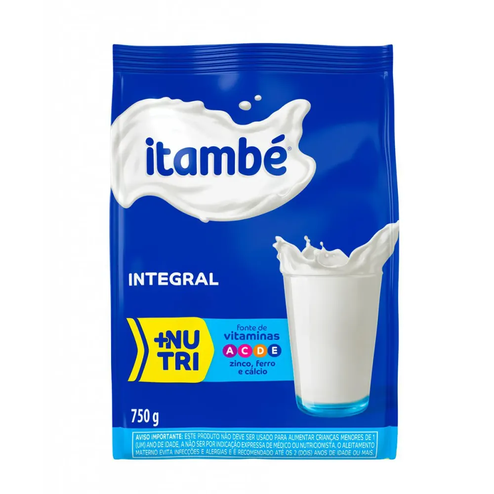 Leite em Pó Integral Itambé +Nutri 750 g