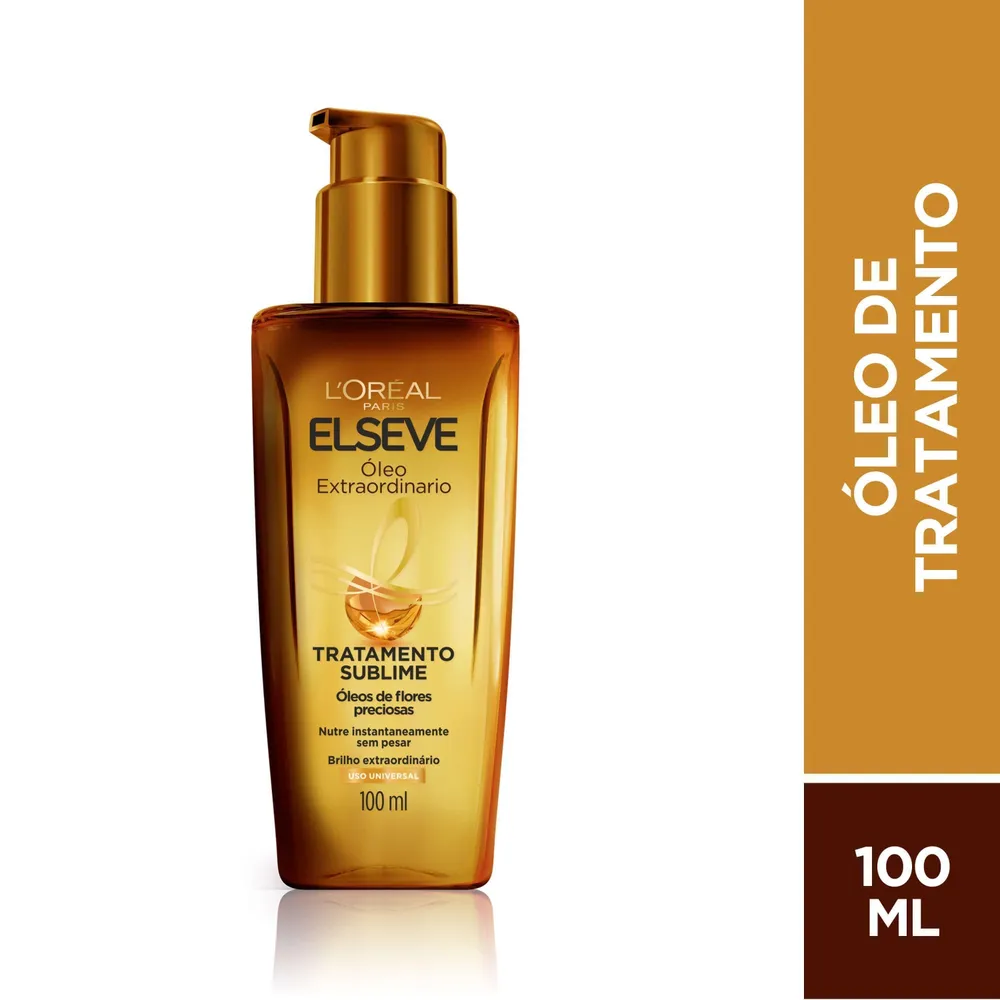 Óleo Extraordinário Tratamento Reconstrutor Elseve L'oréal Paris Com 100 ml