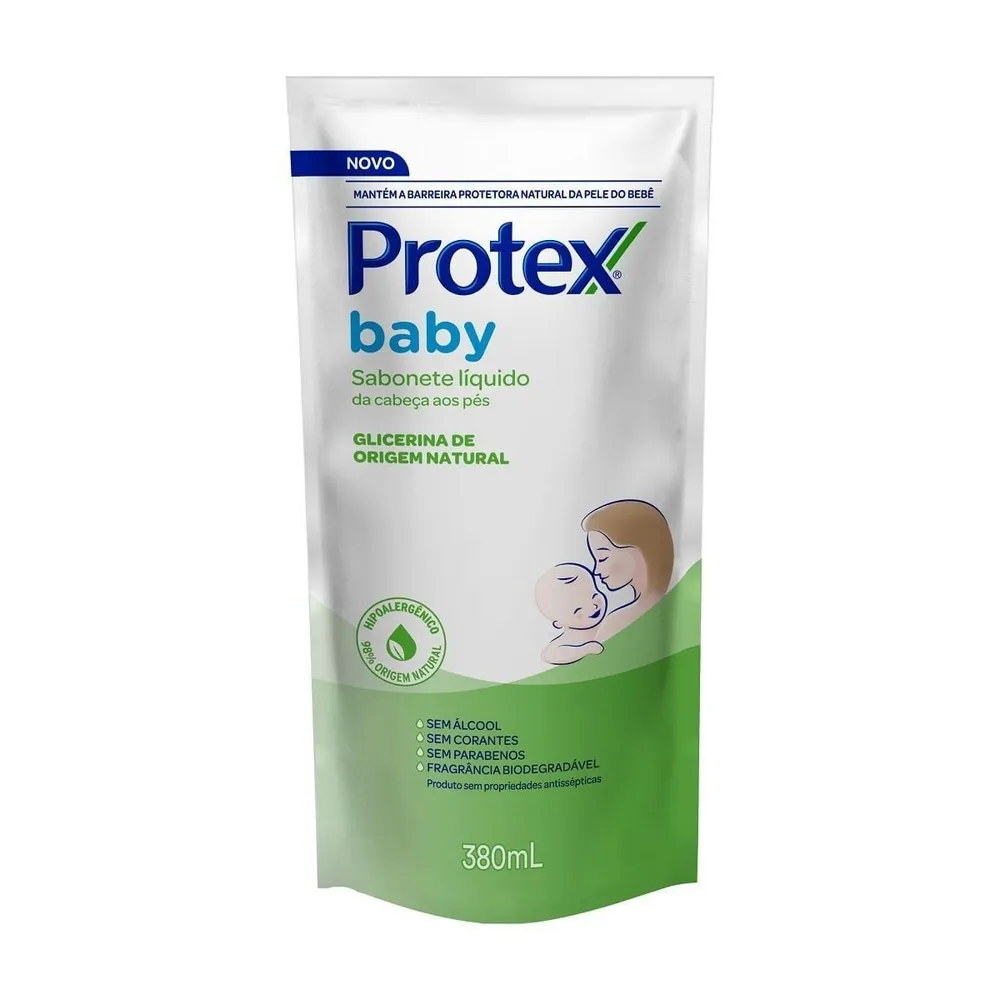 Sabonete Líquido Infantil Protex Baby Glicerina Refil 380 ml