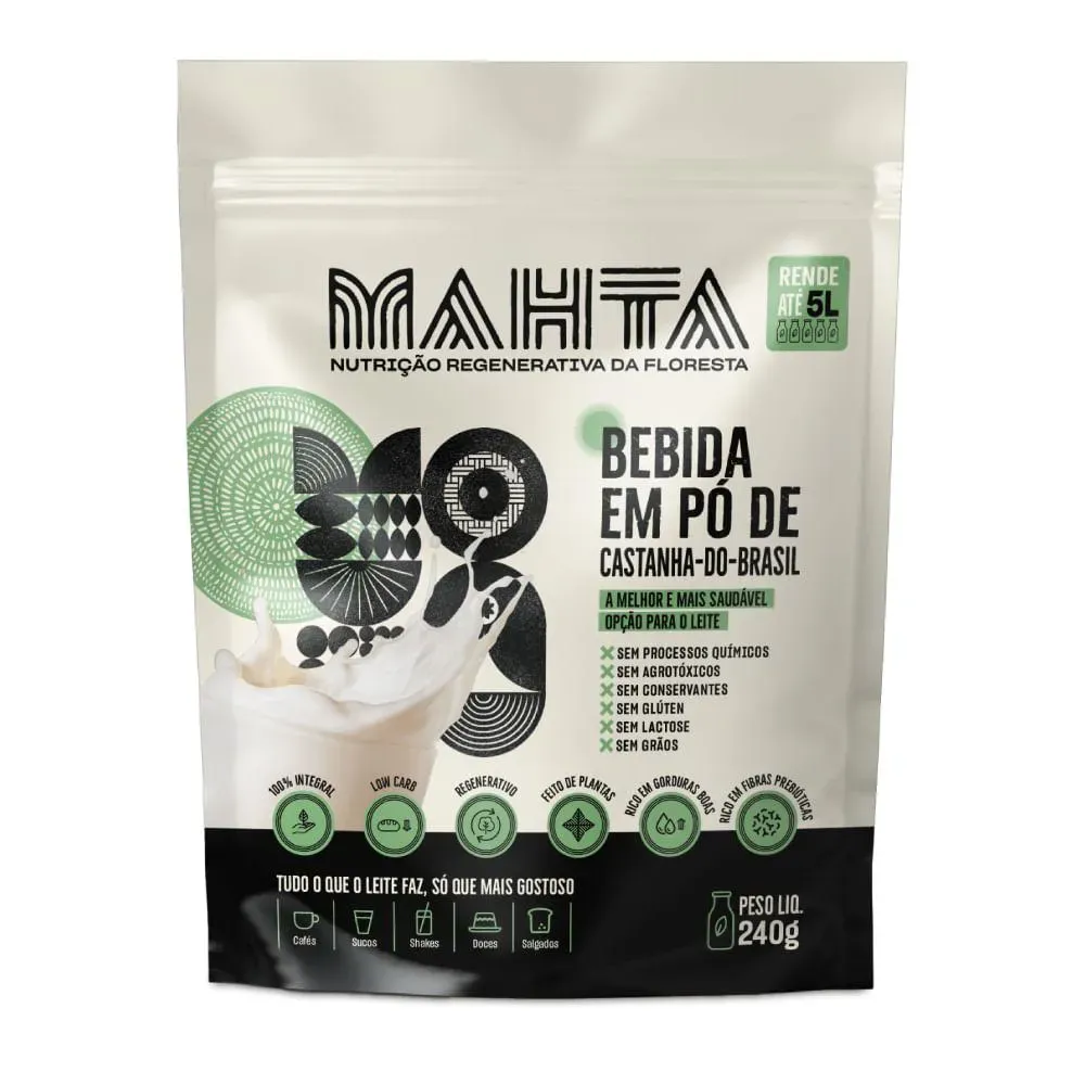 Bebida em Pó de Castanha-Do-Brasil Mahta 240 G