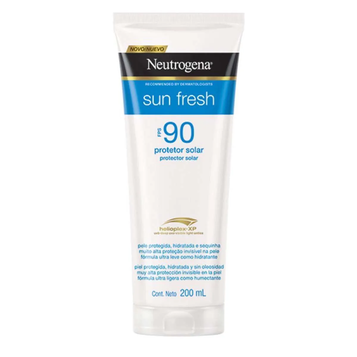 Protetor Solar Corporal Neutrogena Sun Fresh FPS 90 200 ml
