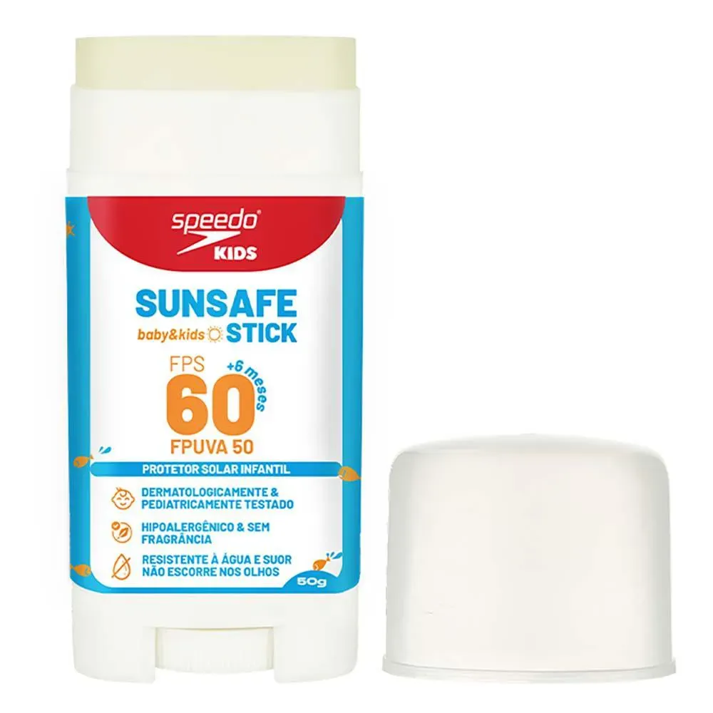 Protetor Solar Infantil em Bastão Pink Cheeks Sunsafe Baby & Kids Fps60 50 G