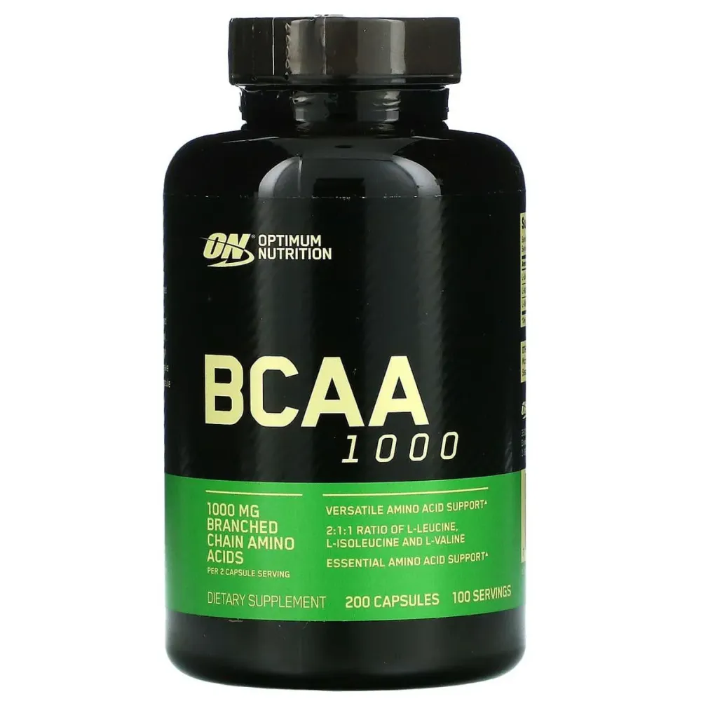 Bcaa 1000 mg 200 Capsulas - Optimum Nutrition