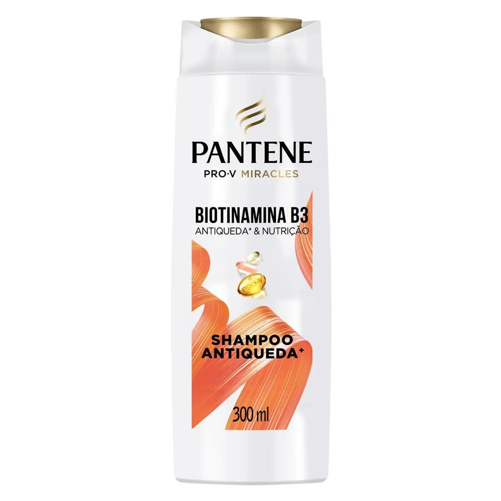 Shampoo Pantene Pro-V Miracles Biotinamina B3 Antiquebra & Nutrição 300 ml