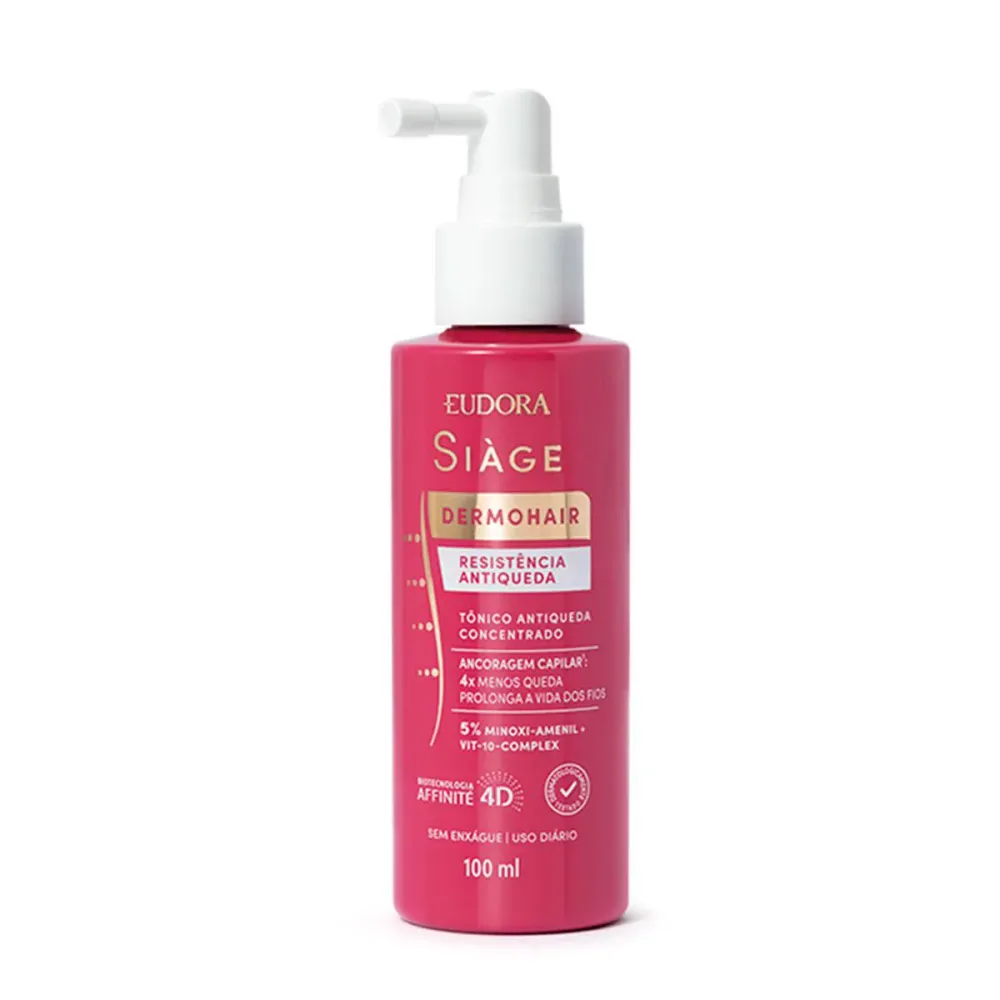 Tônico Antiqueda Concentrado Siàge DermoHair Resistência Antiqueda 100 ml