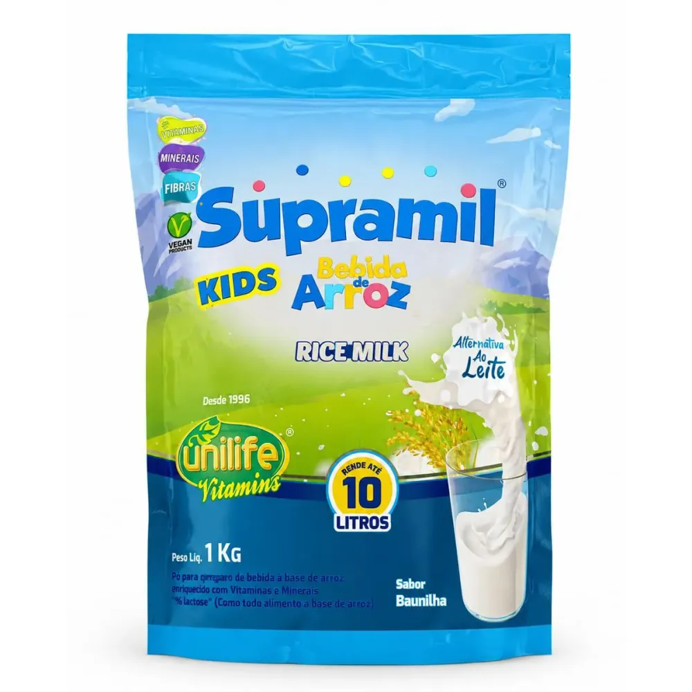 Supramil Kids Baunilha 1 kg - Unilife