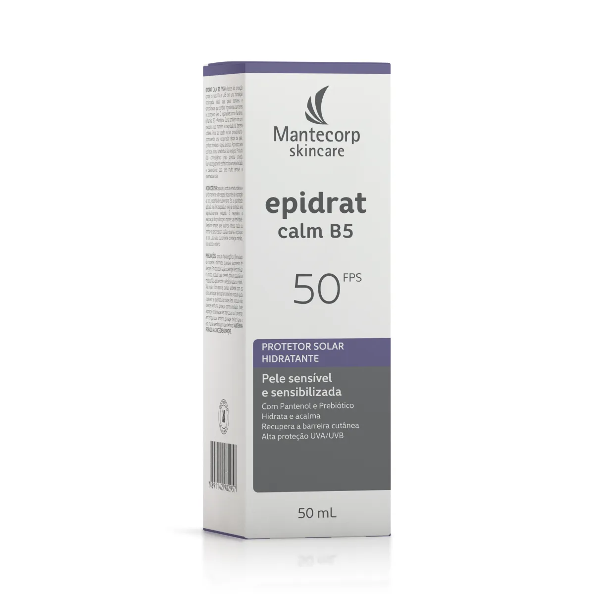 Epidrat Protetor Solar Hidratante Calm B5 FPS 50 50 ml