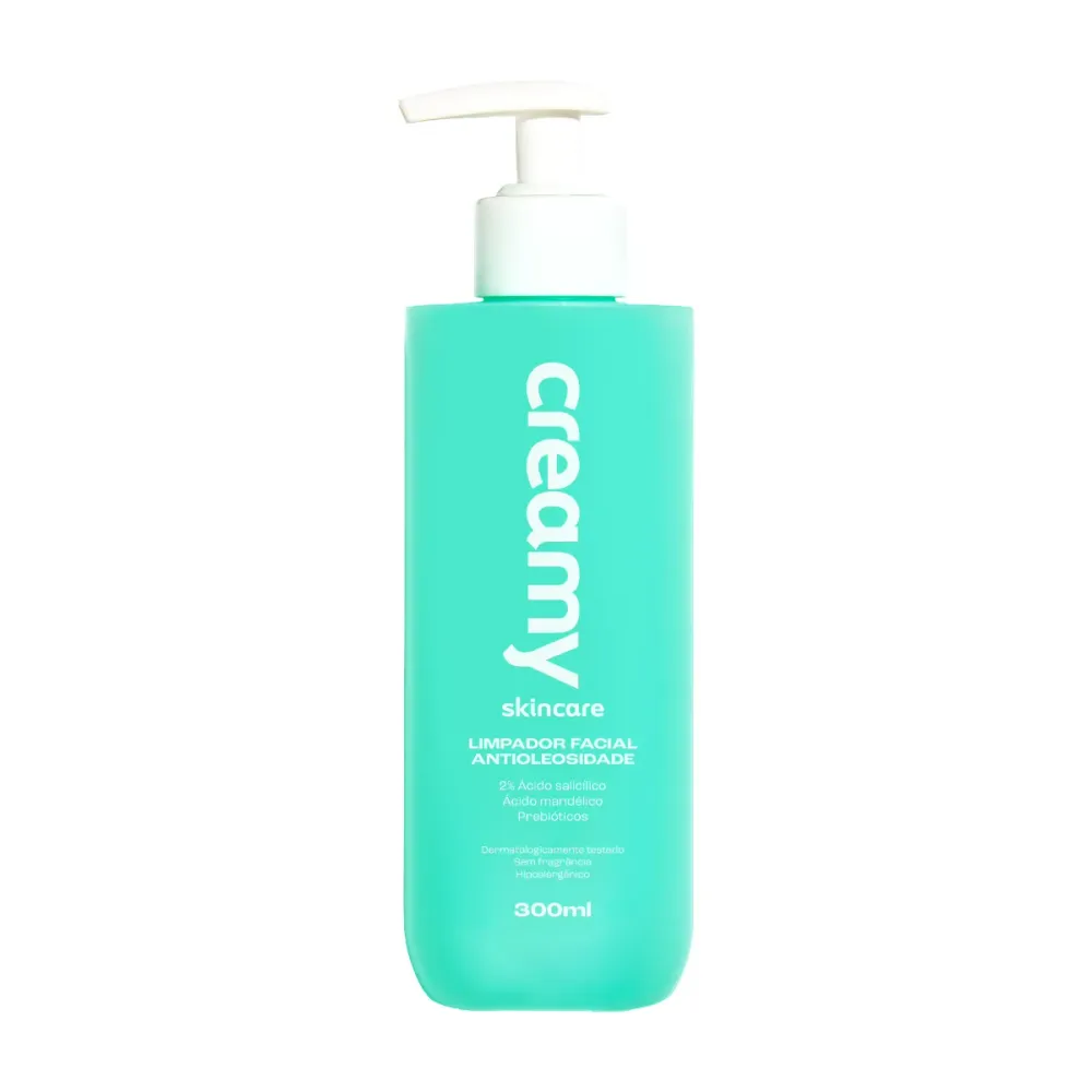 Limpador Facial Antioleosidade Creamy Skincare 300 ml