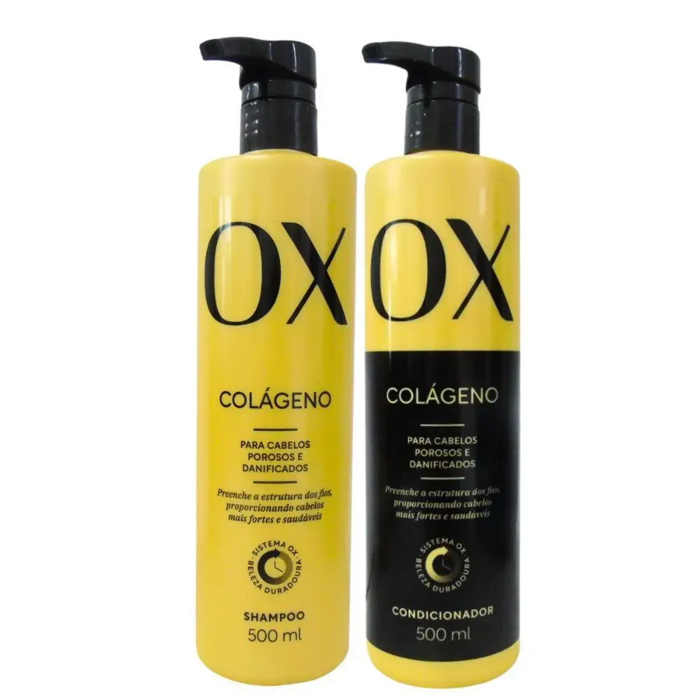 Shampoo + Condicionador Ox Colágeno 500 ml