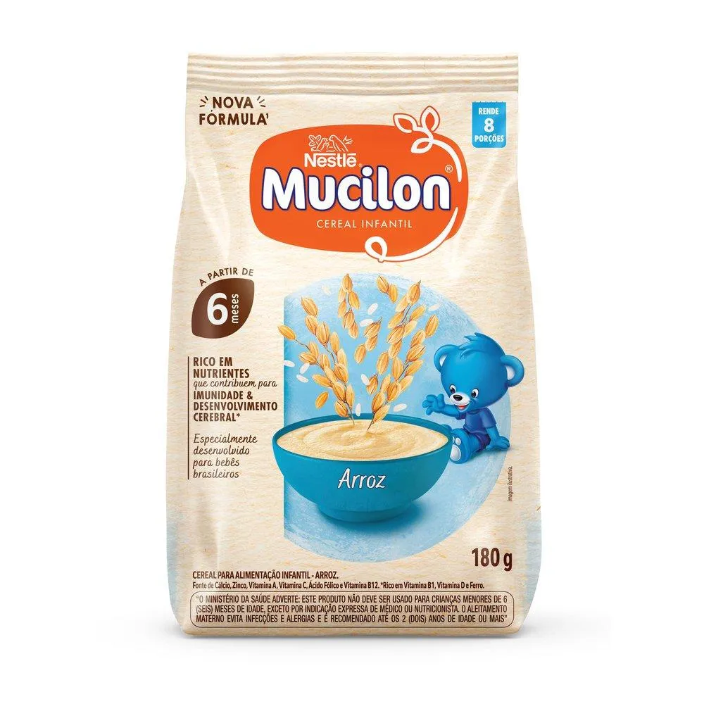 Cereal Infantil Mucilon Arroz +6 meses 180 g
