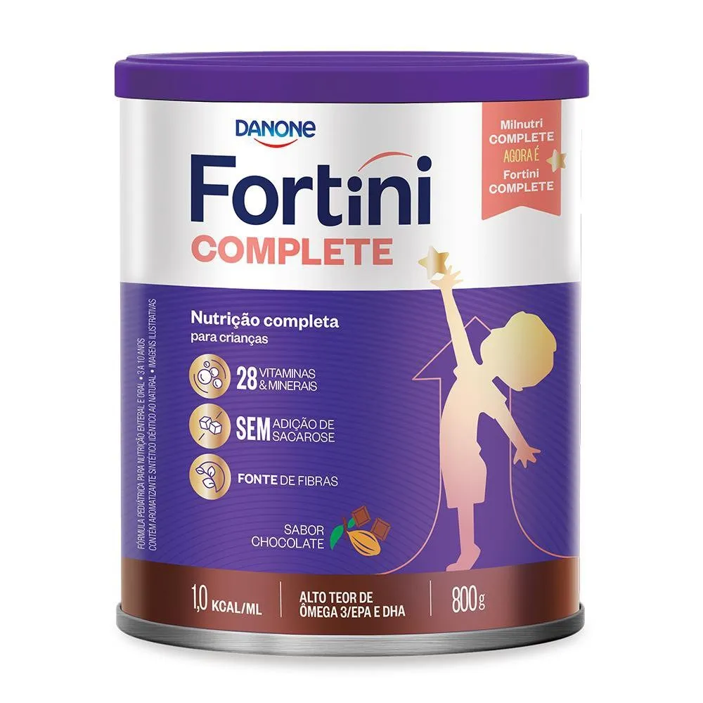 Suplemento Alimentar Infantil Fortini Complete Sabor Chocolate 800 g