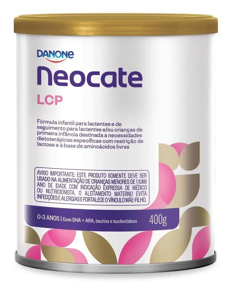Fórmula Infantil Neocate LCP Hipoalergênica DHA ARA de 0 a 3 anos 400 g