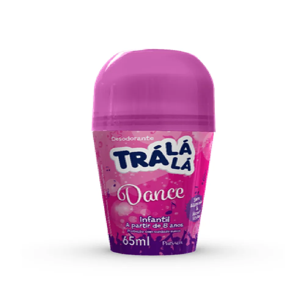 Desodorante Infantil Trá Lá Lá Dance +8 anos Roll-On 65 ml
